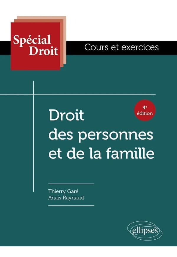 Droit des personnes et de la famille (4e édition)
