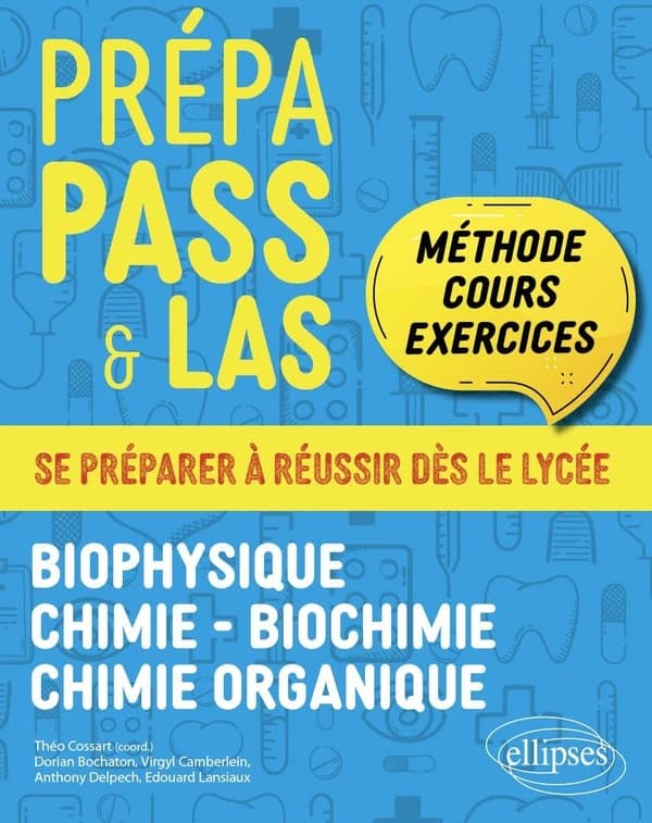 Biophysique, chimie, biochimie, chimie organique