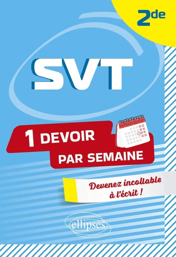 SVT 2de : 1 devoir par semaine
