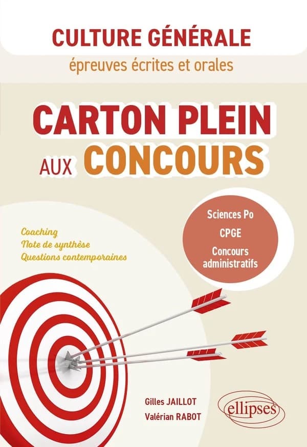 Carton plein aux concours : Sciences po, CGPE, concours administratifs : coaching, note de synthèse, questions contemporaines