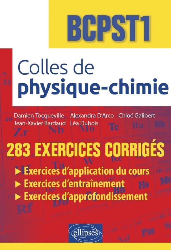 Colles de physique-chimie : BCPST1