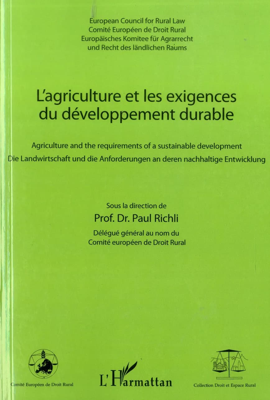 L'agriculture et les exigences du développement durable