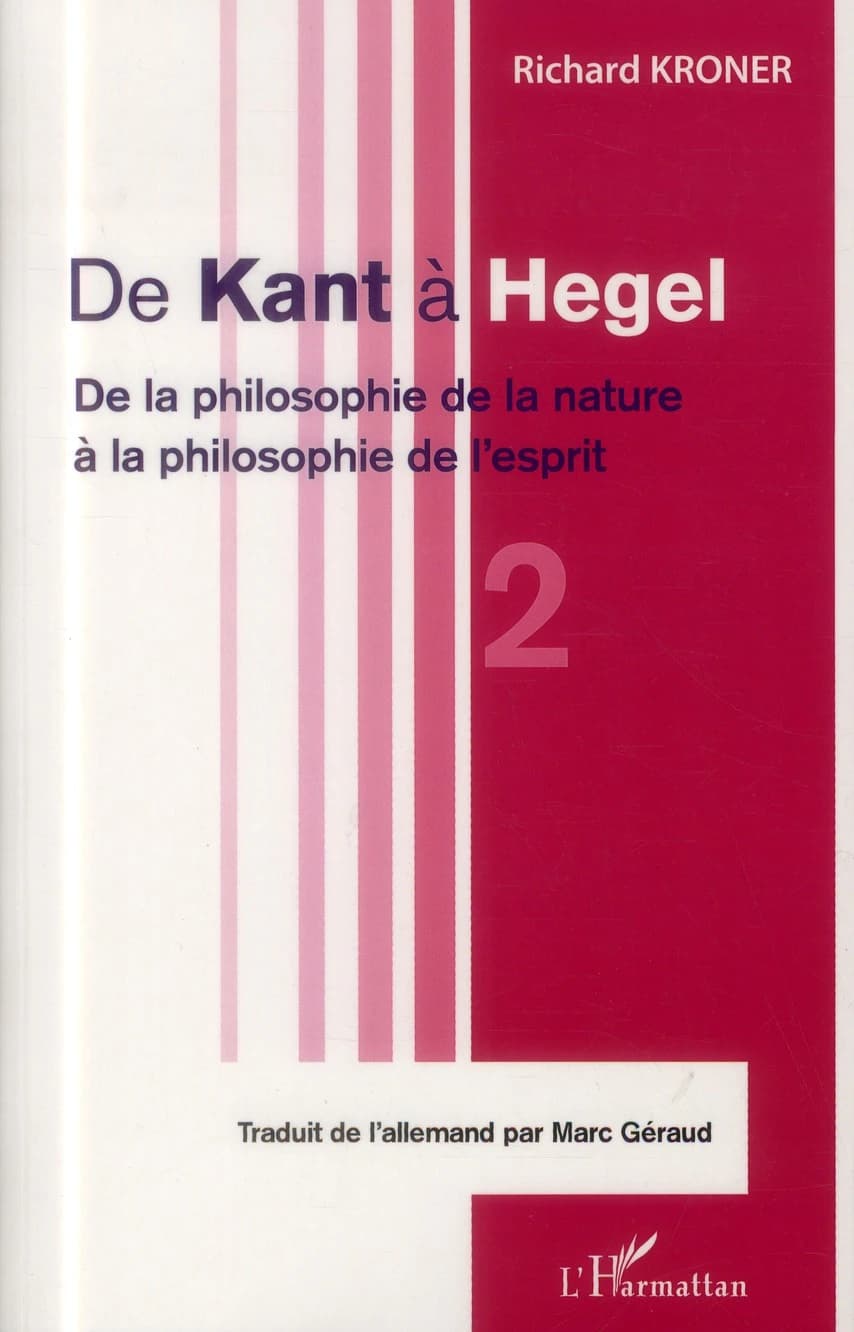 De Kant à Hegel