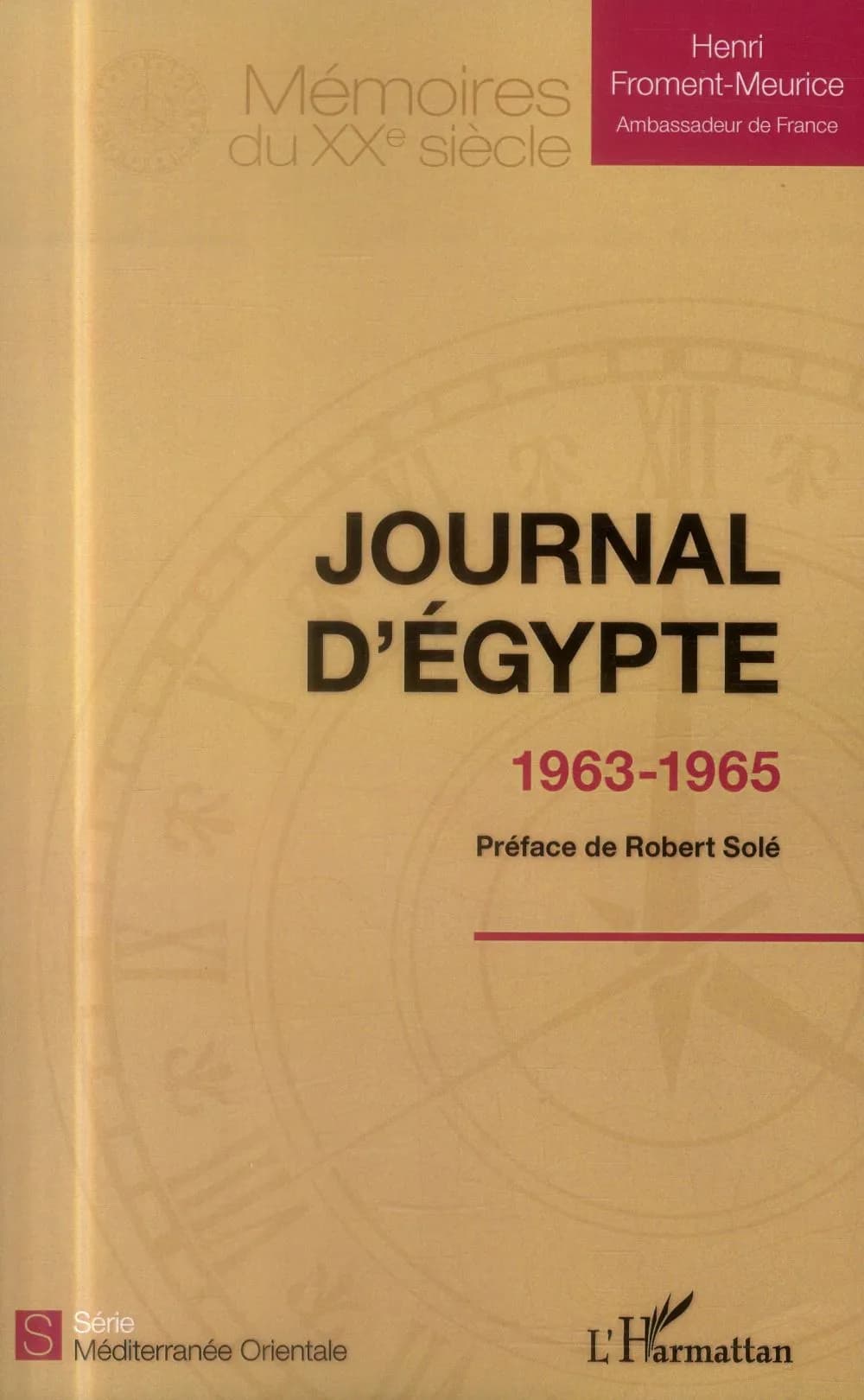 Journal d'Égypte, 1963-1965