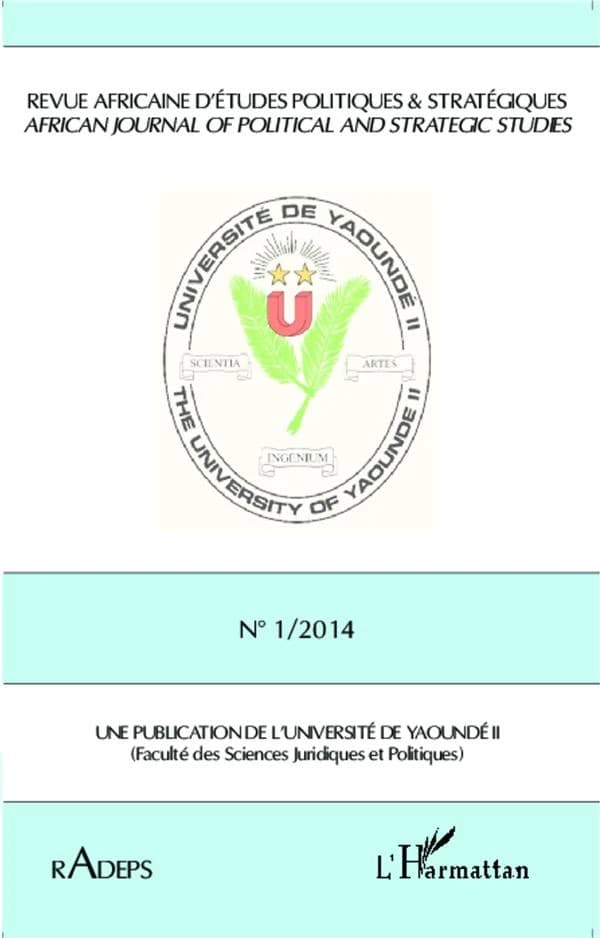 Revue africaine n 1 d'etudes politiques & strategiques