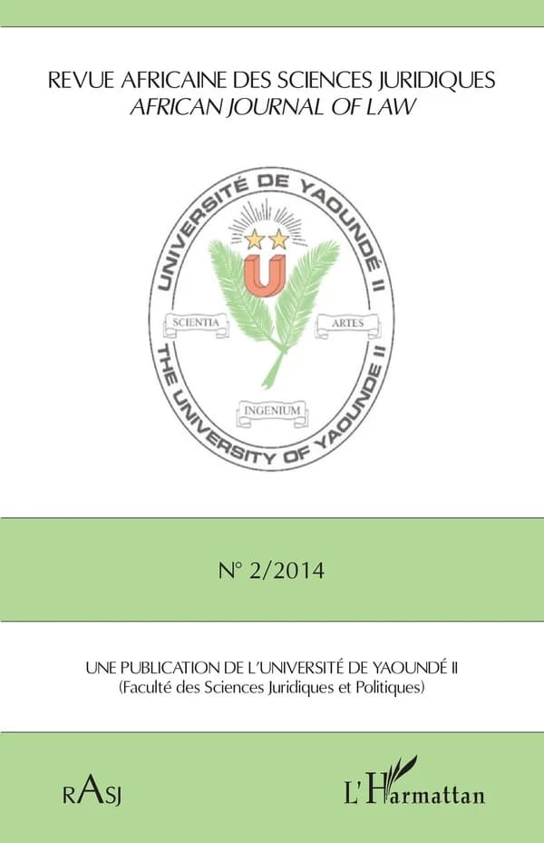 Revue africaine des sciences juridiques N° 2