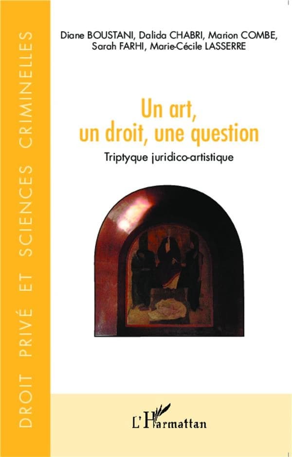 Un art, un droit, une question : triptyque juridico-artistique : [actes du colloque des doctorants du Centre d'études et de recherches en droit des procédures, tenu en juin 2014]