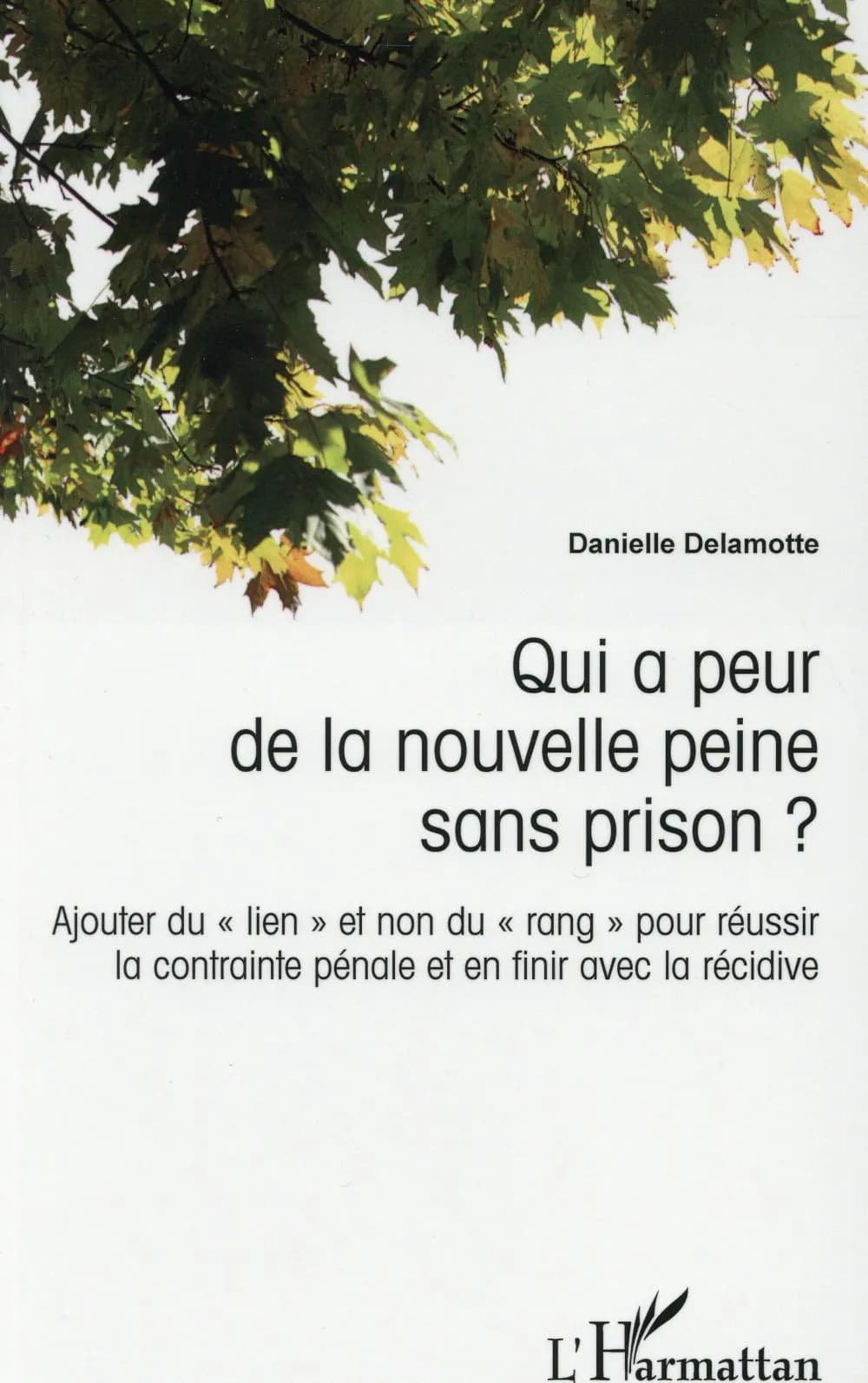 Qui a peur de la nouvelle peine sans prison ? : ajouter du lien et non du rang pour réussir la contrainte pénale et en finir avec la récidive