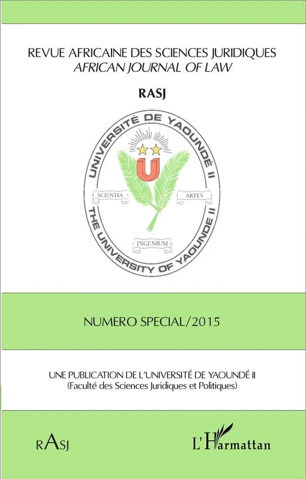REVUE AFRICAINE DES SCIENCES JURIDIQUES n.2015