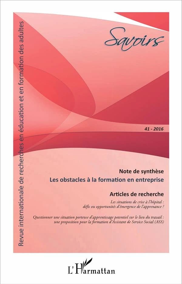 Les obstacles à la formation en entreprise (41)