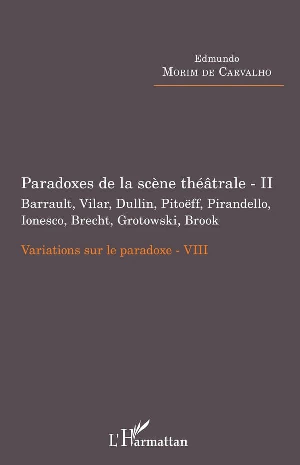 Paradoxes de la scène théâtrale. II, Barrault, Vilar, Dullin, Pitoëff, Pirandello, Ionesco, Brecht, Grotowski, Brook