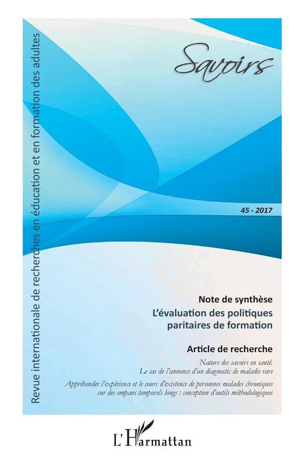 Note de synthèse : l'évaluation des politiques paritaires de formation