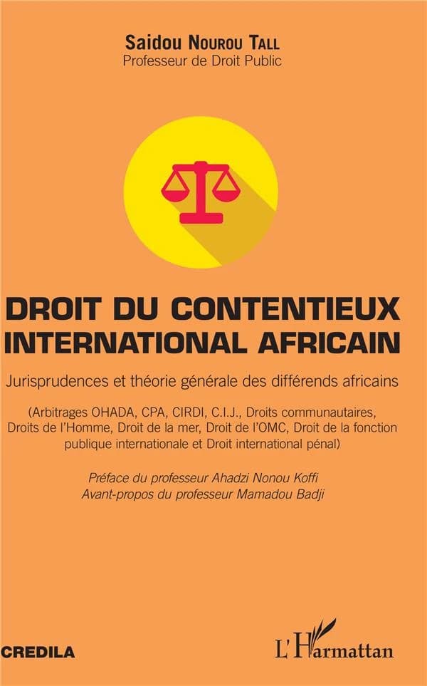 Droit du contentieux international africain : jurisprudences et théorie générale des différends africains...