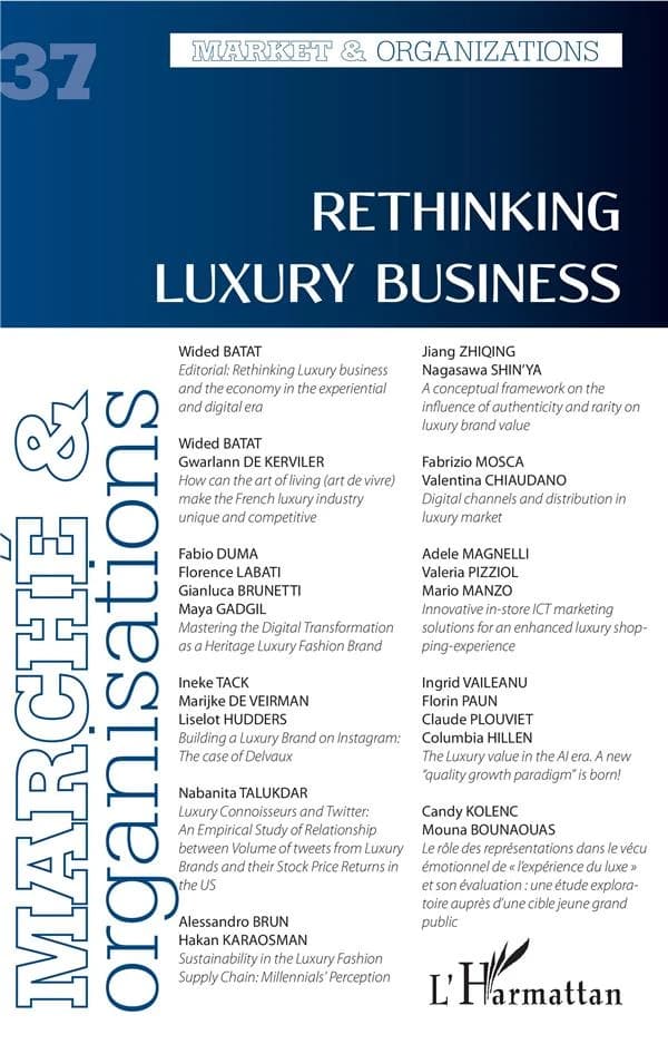 MARCHE ET ORGANISATIONS n.37 ; rethinking luxury business