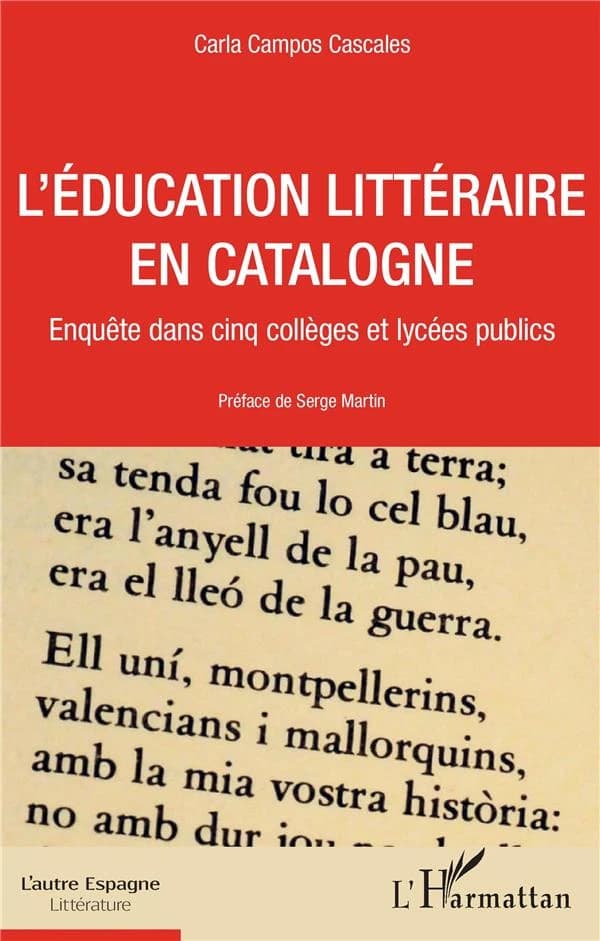 L'éducation littéraire en Catalogne : enquête dans cinq collèges et lycées publics