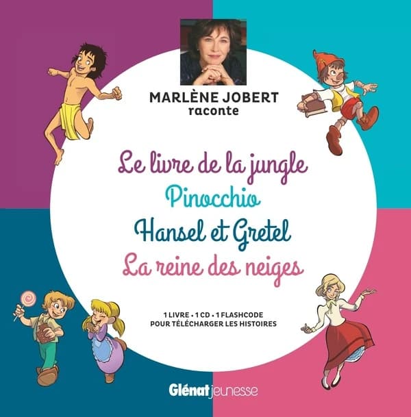 Le livre de la jungle. [suivi de] Pinocchio. [suivi de] Hansel et Gretel. [suivi de] La reine des Neiges