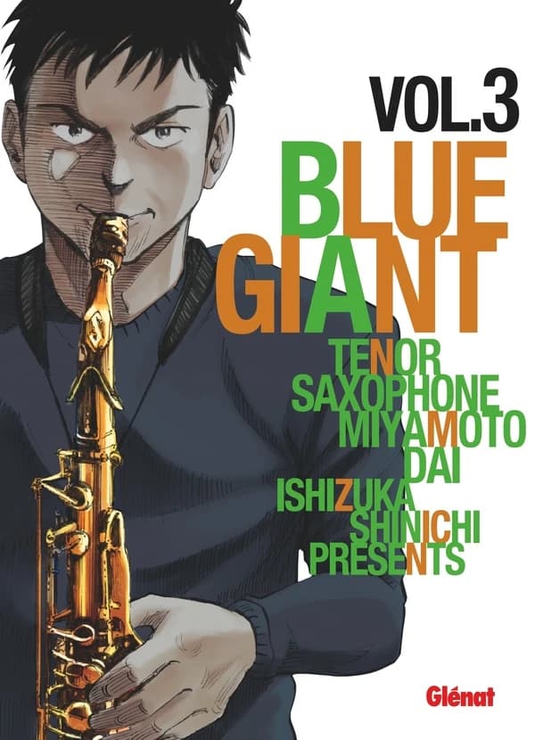 Blue giant : tenor saxophone, Miyamoto Dai. 3