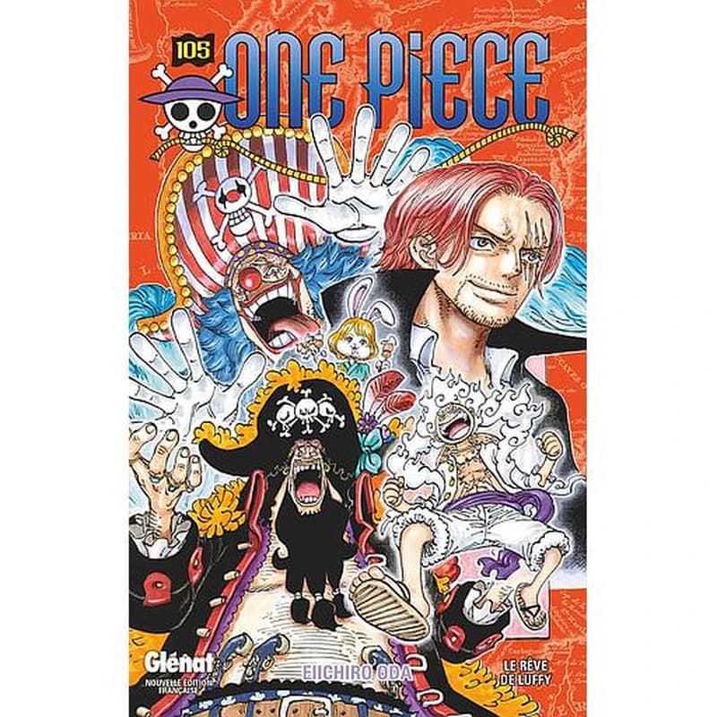 One piece. Tome [105], Le rêve de Luffy (Nouvelle édition française) Eiichiro Oda ; [traduction depuis le japonais Djamel Rabahi et Julien Favereau]