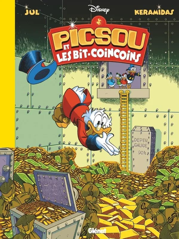 Picsou et les bit-coincoins ([Éd. collector]) scénario, Jul ; dessin et couleur, Keramidas ; [d'après] Disney