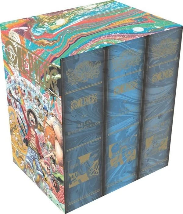 One Piece : coffret vol.7 : Tomes 62 à 70 : Île des hommes-poissons : Coffret vide