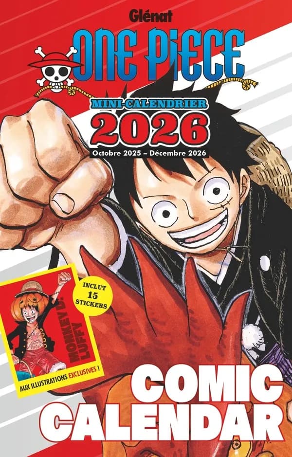 One Piece : Mini-calendrier (édition 2026)