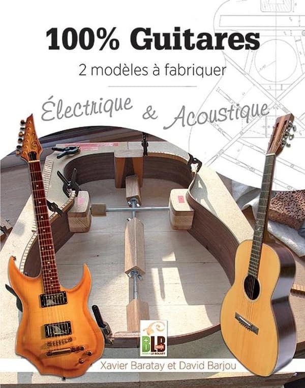 100% guitares ; 2 modèles à fabriquer : électrique & acoustique