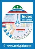 Index (2400 verbes) de mappeverbe au coeur de la conjugaison francaise