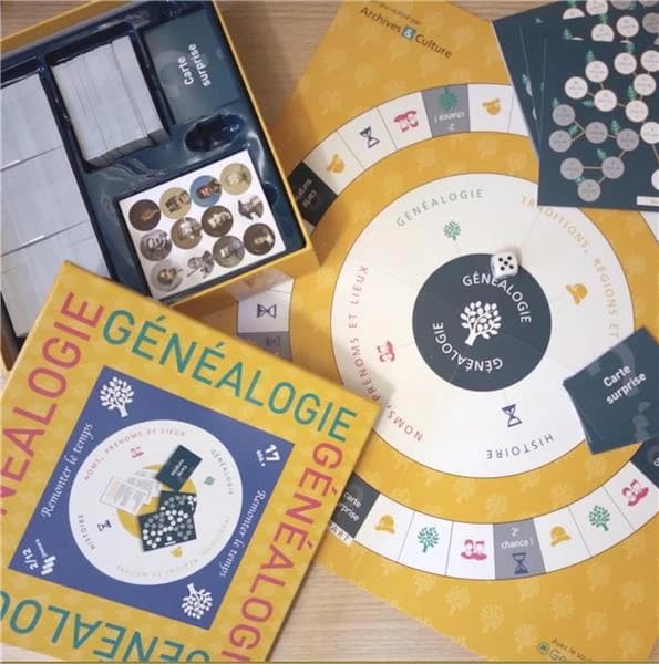 Jeu généalogie : remonter le temps ; remonter le temps, 17 ans+ , 2