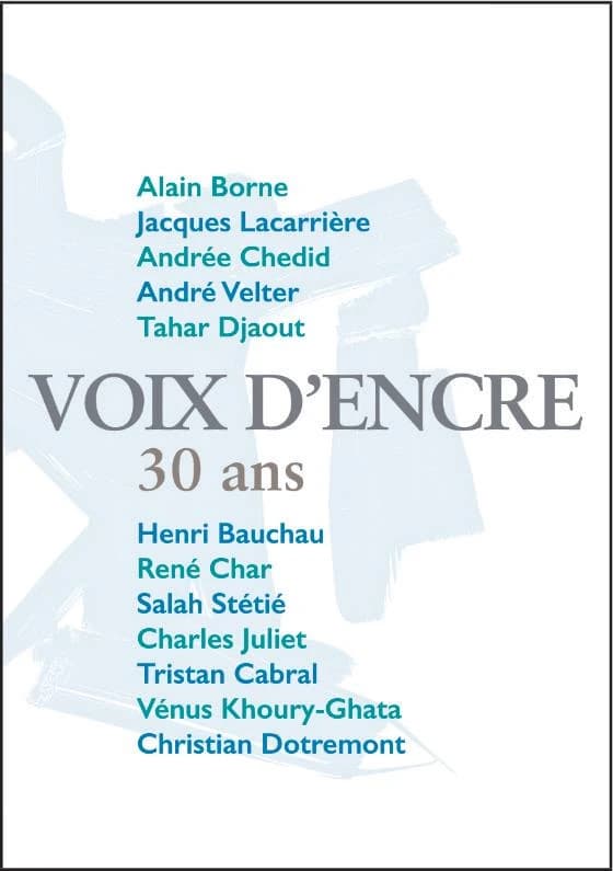 Voix d'encre : 30 ans
