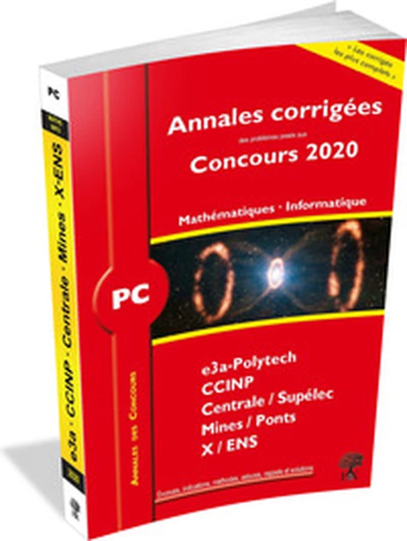 PC mathématiques, informatique 2020