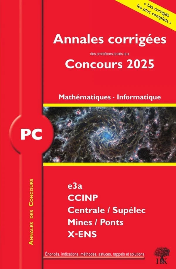 PC mathématiques, informatique 2025