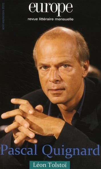 Revue Europe n.976 : Pascal Quignard