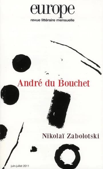 Revue Europe : t.986-987 ; André du Bouchet