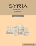 Syria, tome 96, 2019 : eglises paleo-chretiennes a absides saillantes au levant