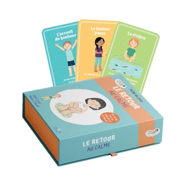 Coffret bulle de joie : Le retour au calme ; 50 cartes pour se détendre et se relaxer !