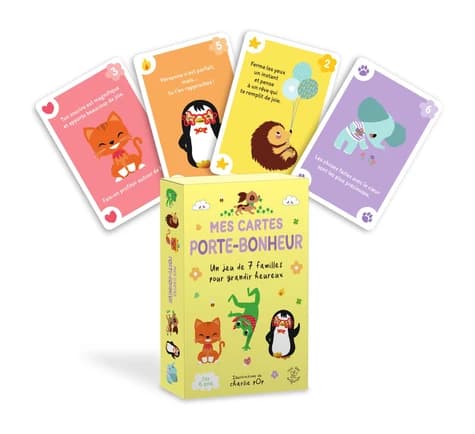 Mes cartes porte-bonheur. Un jeu de 7 familles pour grandir heureux