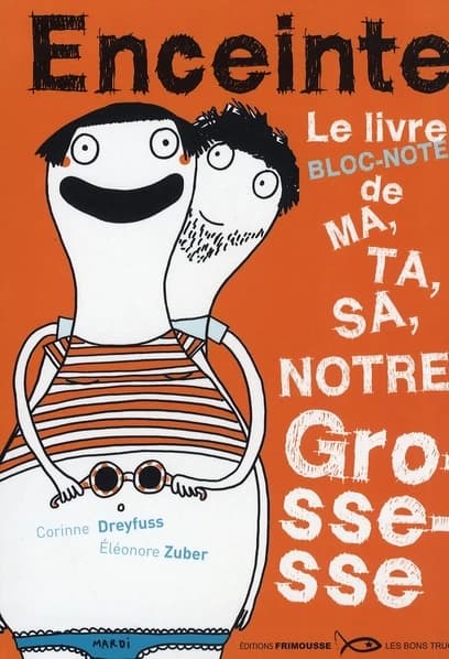 Enceinte : le livre bloc-notes de ma, ta, sa, notre grossesse