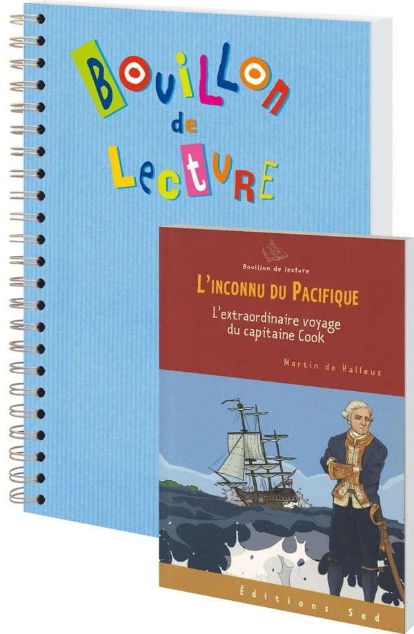 BOUILLON DE LECTURE : l'inconnu du Pacifique, de Martin de Halleux ; CM1