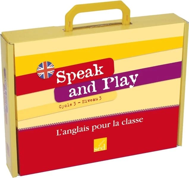 SPEAK AND PLAY : anglais ; CM2 ; cycle 3, niveau 3 ; fichier ressources, 96 flashcards, 12 posters, 42 wordcards ; jeu de cartes, CD