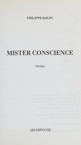 Mister Conscience : thriller