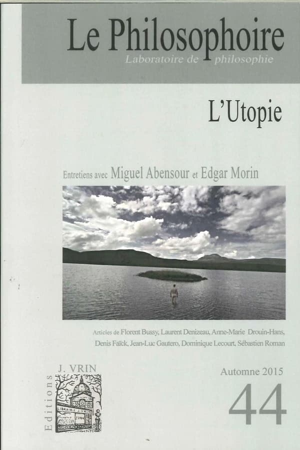 Revue le philosophoire n.44 : l'utopie