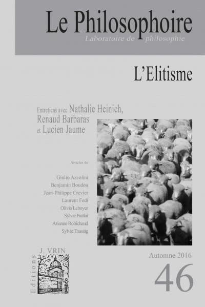 Revue le philosophoire n.46 : l'élitisme