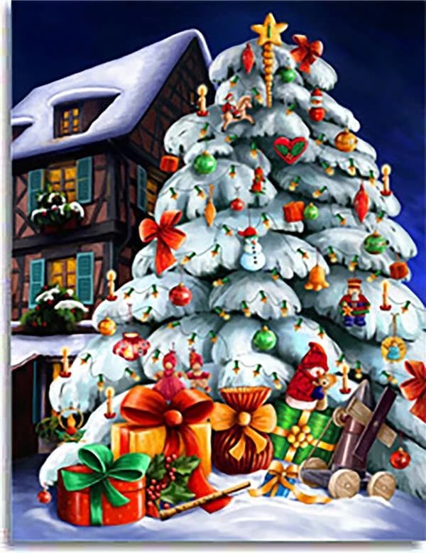 Calendrier de l'avent ; Noël blanc
