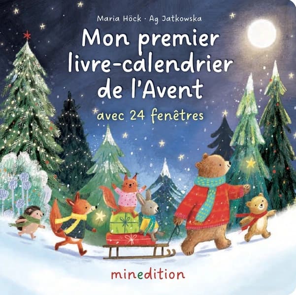 Mon premier livre-calendrier de l'Avent avec 24 fenêtres