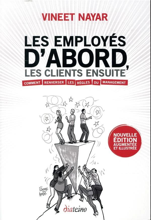 Les employés d'abord, les clients ensuite : comment renverser les règles du management (Nouvelle éd., augmentée et illustrée) Vineet Nayar ; traduit de l'anglais (États-Unis) par Aude Sécheret et Minna Movallali ; illustré par Étienne Appert
