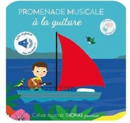 Promenade musicale à la guitare livre sonore à toucher