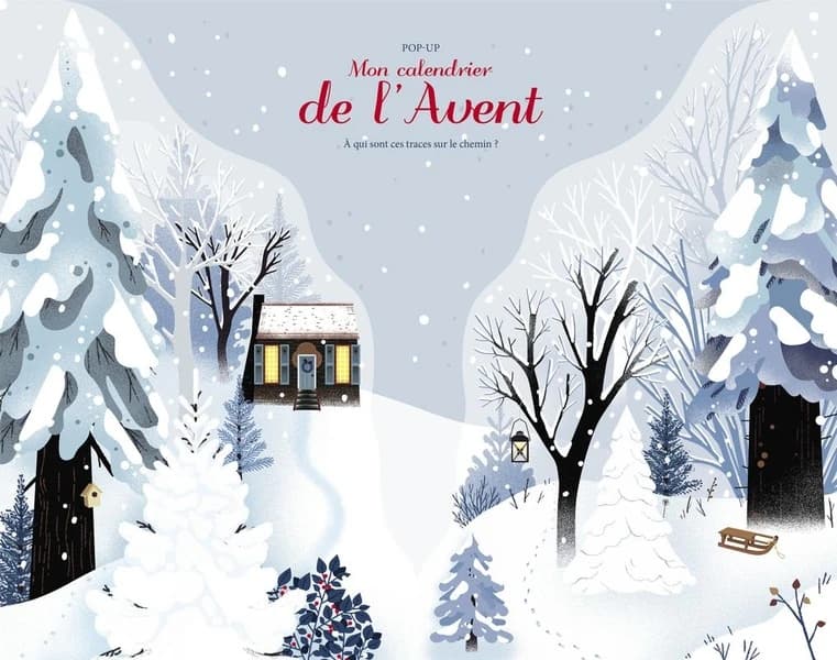 Pop-up mon calendrier de l'avent : A qui sont ces traces sur le chemin ?