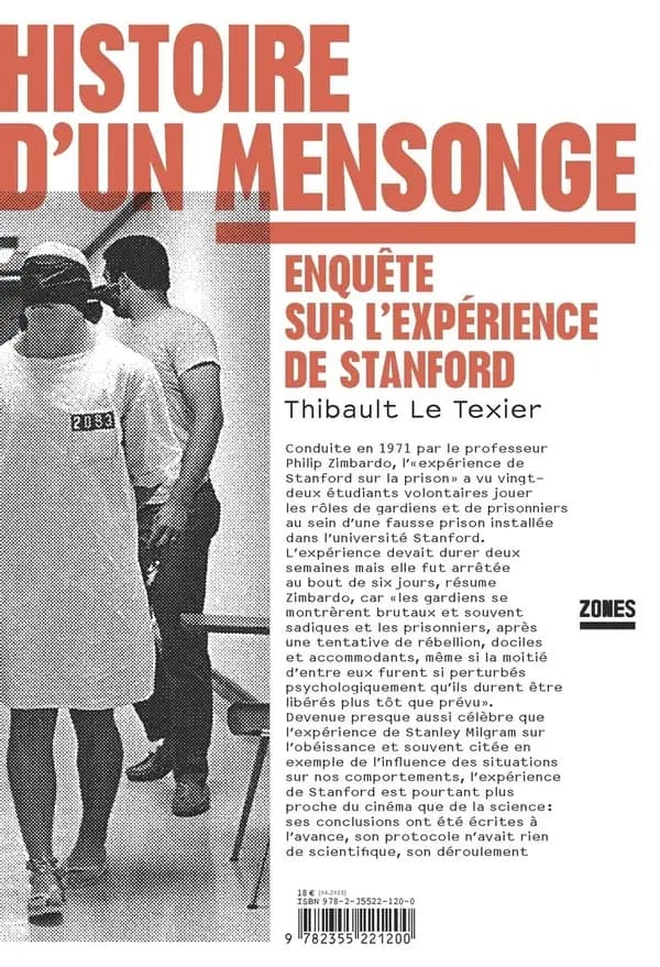 Histoire d’un mensonge : Enquête sur l'expérience de Stanford