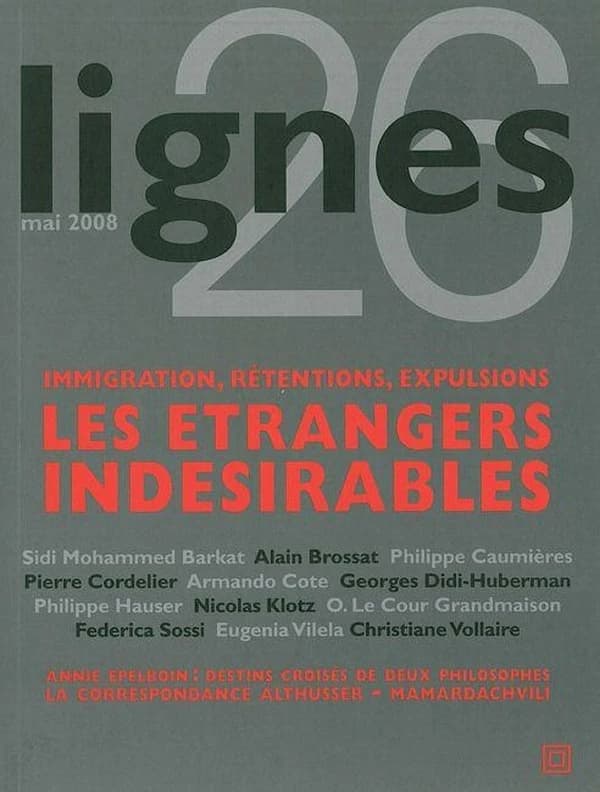 REVUE LIGNES n.26 : droit de l'immigration, centres de rétention, identité nationale