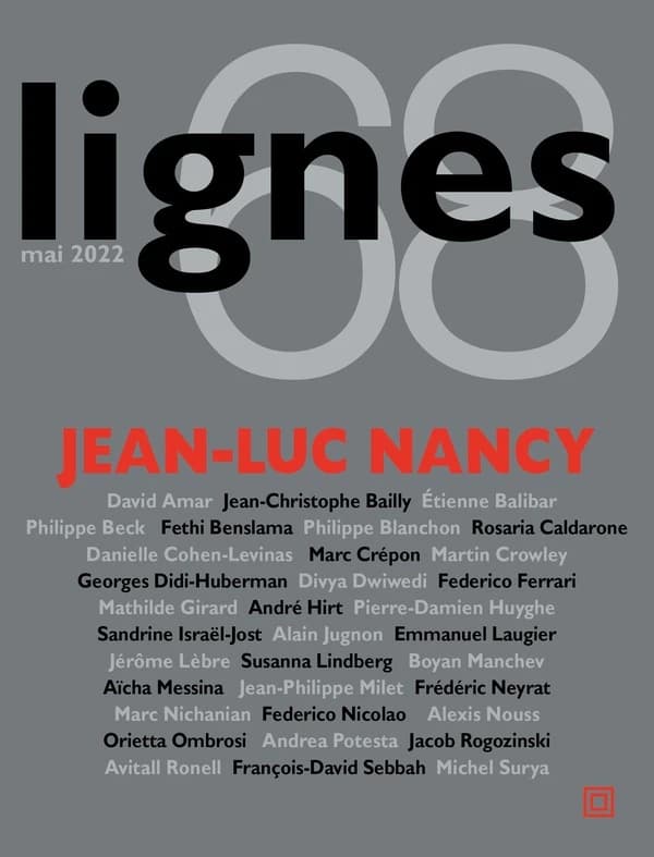 REVUE LIGNES n.68 : Jean-Luc Nancy